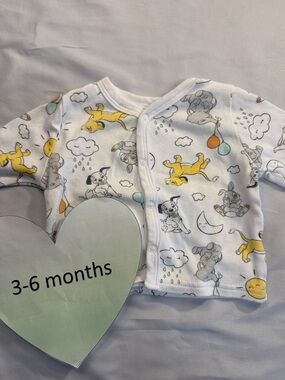Disney -  Adorable White Baby Cardigan with Disney Friends
